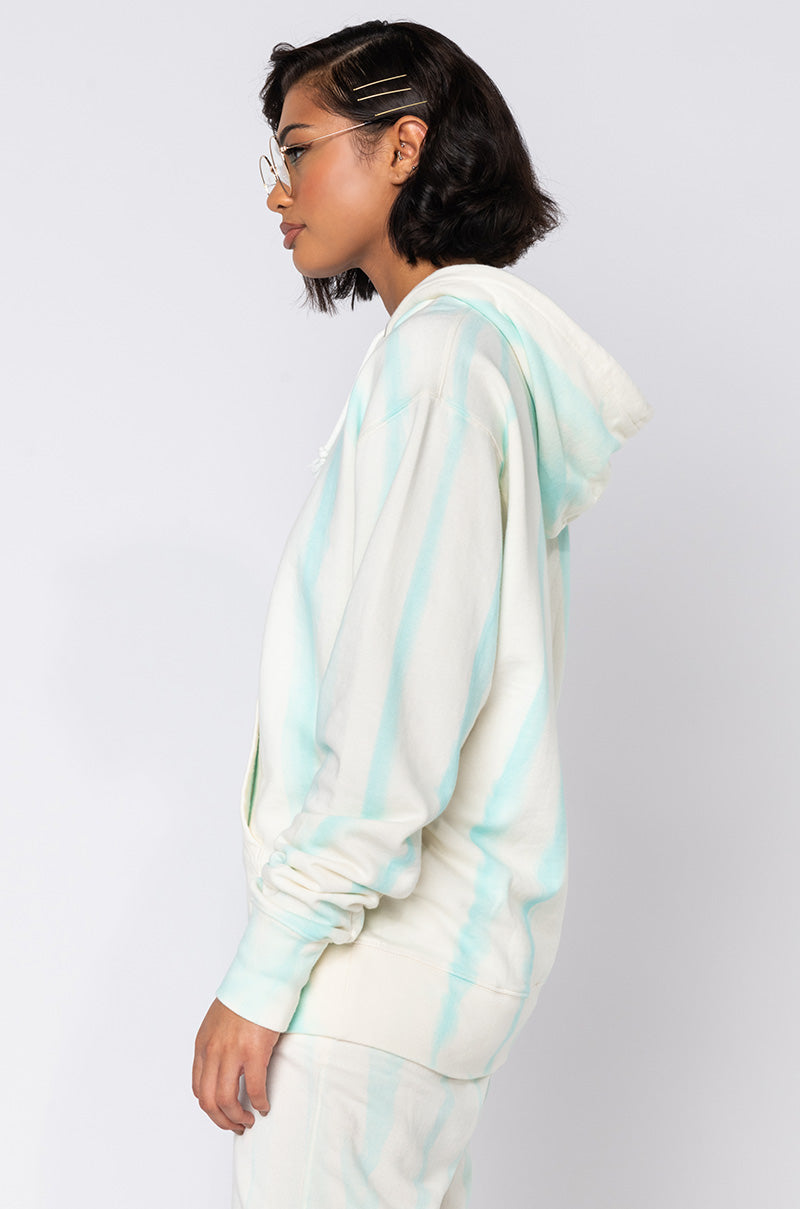 CHAMPION LIGHTWEIGHT FLEECE HOODIE FEATHER DYE
