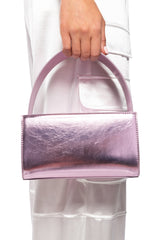CHEERFUL PINK METALLIC BAG