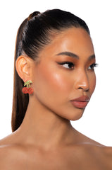 CHERRY ON TOP EARRING