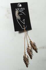 DROP IT NOW FEATHER EAR SET