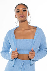 COME THROUGH COZY SWEATSHIRT BLUE
