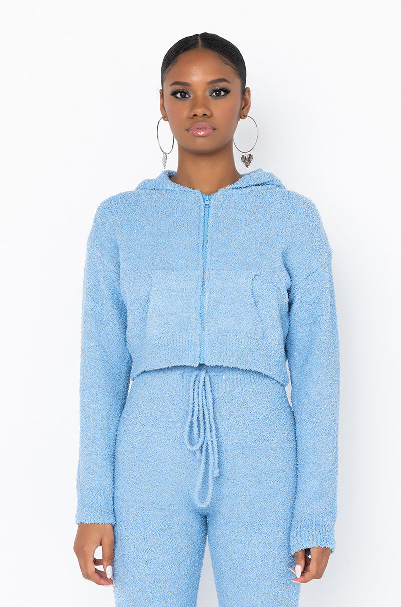 COME THROUGH COZY SWEATSHIRT BLUE