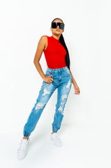 COMFY AND CUTE BOYFRIEND JEANS