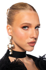 CROSS MY HEART EARRING