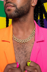 CUBAN STRAIGHT EDGE CHAIN NECKLACE