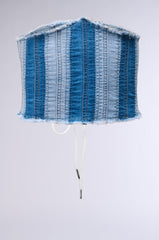 DENIM BABE UNDER BUST BELT IN BLUE MULTI