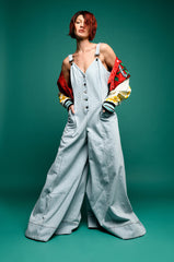 DIANA WIDE LEG DENIM JUMPSUIT