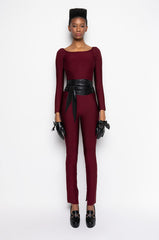 DOES WHAT SHE WANTS BANDAGE JUMPSUIT