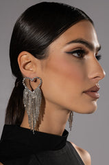 DONT FORGET MY LOVE RHINESTONE STATEMENT EARRINGS