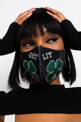 DONT PINCH ME GET LIT FASHION FACE COVER