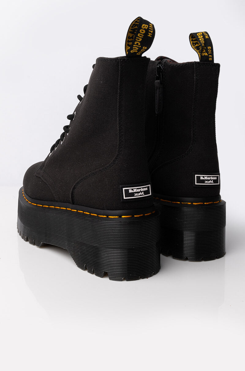 DR. MARTEN JADON MAX X-GIRL BLACK CANVAS