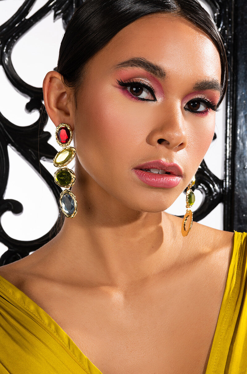 DRIP DROP JEWELS EARRING