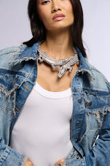 EPITOME OF BEAUTY ALLIGATOR NECKLACE