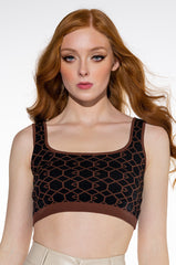EVERYDAY KNIT BRALETTE BLACK MULTI
