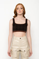 EVERYDAY KNIT BRALETTE BLACK MULTI