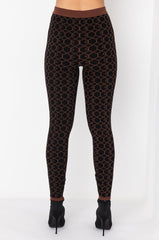 EVERYDAY SKINNY KNIT LEGGINGS BLACK MULTI