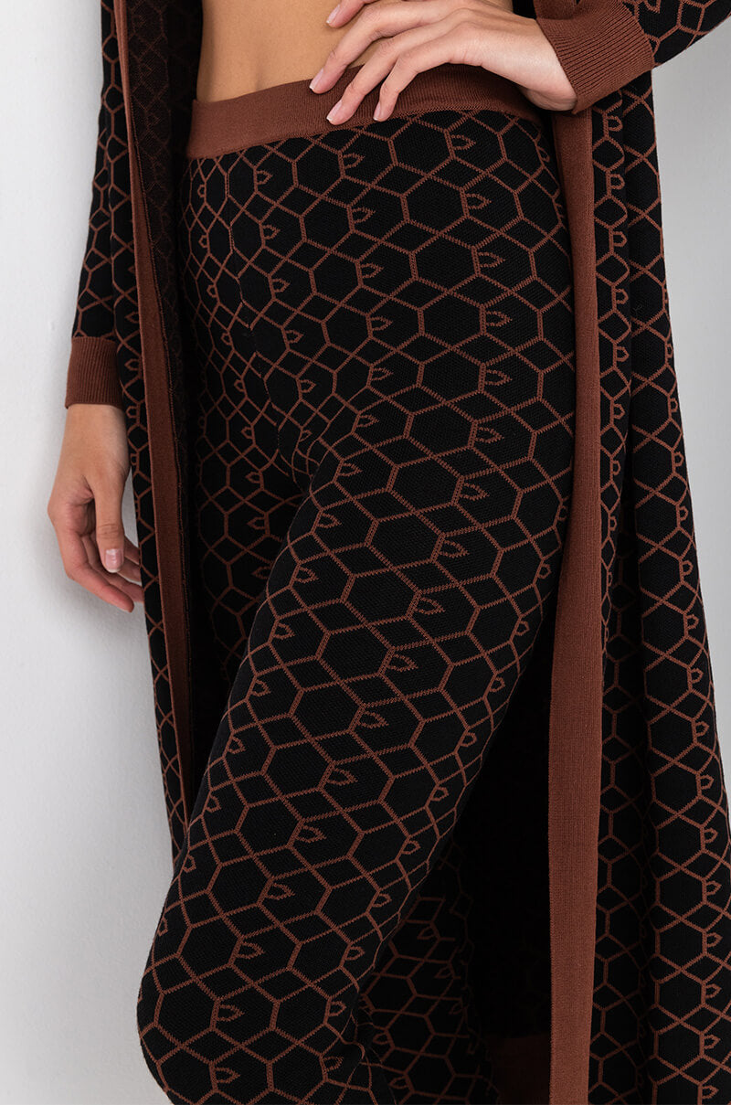 EVERYDAY SKINNY KNIT LEGGINGS BLACK MULTI