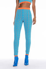 EVERYDAY SKINNY KNIT LEGGINGS BLUE MULTI