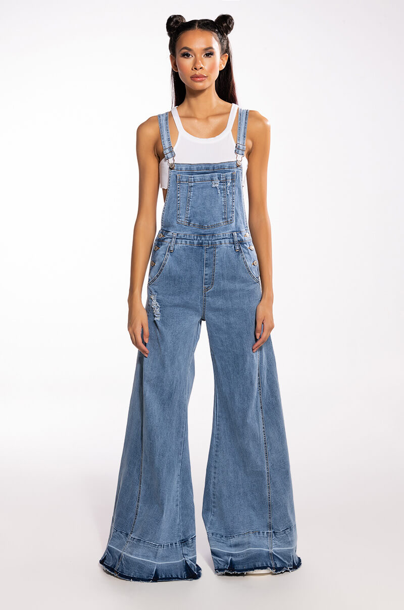 EVERYDAY WIDE LEG OVERALLS