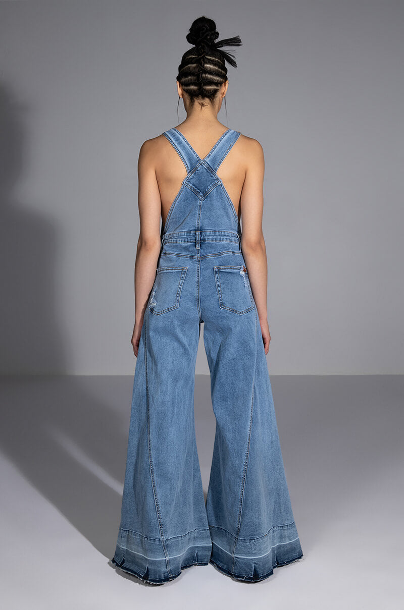 EVERYDAY WIDE LEG OVERALLS