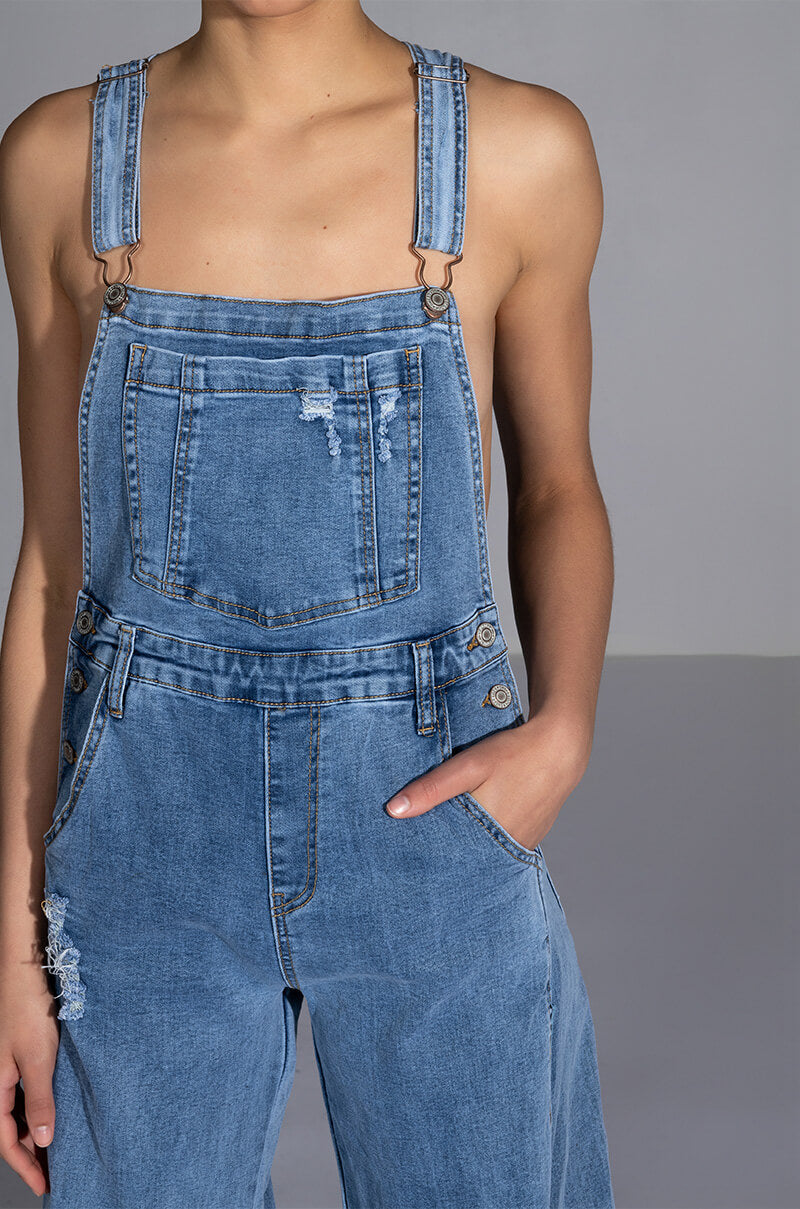 EVERYDAY WIDE LEG OVERALLS