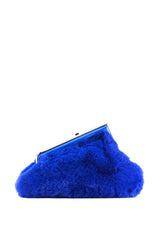 EXPENSIVE TASTE FAUX FUR CLUTCH