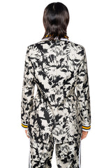 INDIFFERENT RIB TRIM BLAZER JACKET