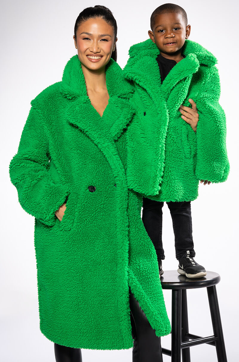 NAOMI TEDDY TRENCH IN KIDS