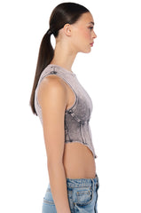 MINERAL WASH CORSET DETAIL TANK